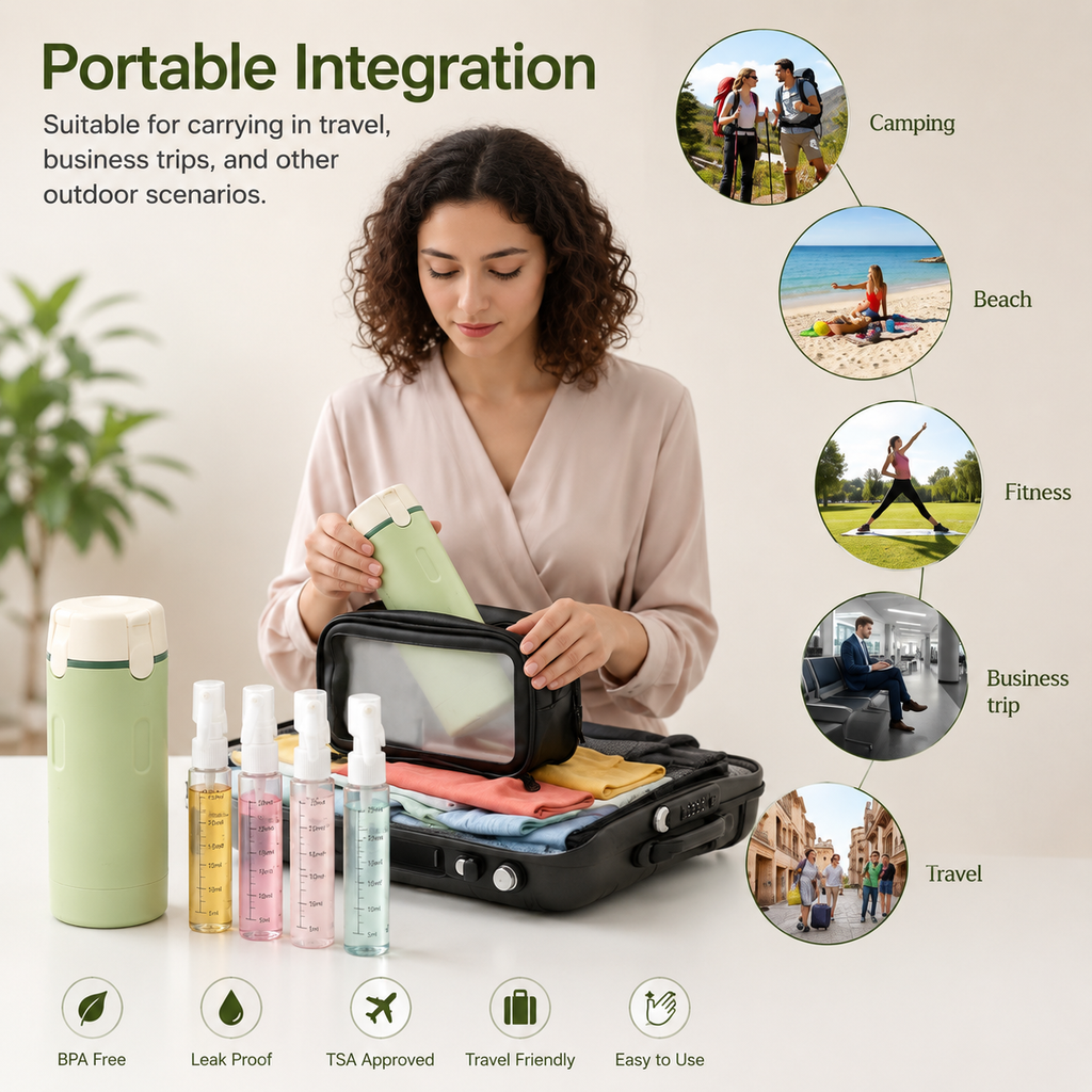 GENZCART Multi-Use Travel Dispenser