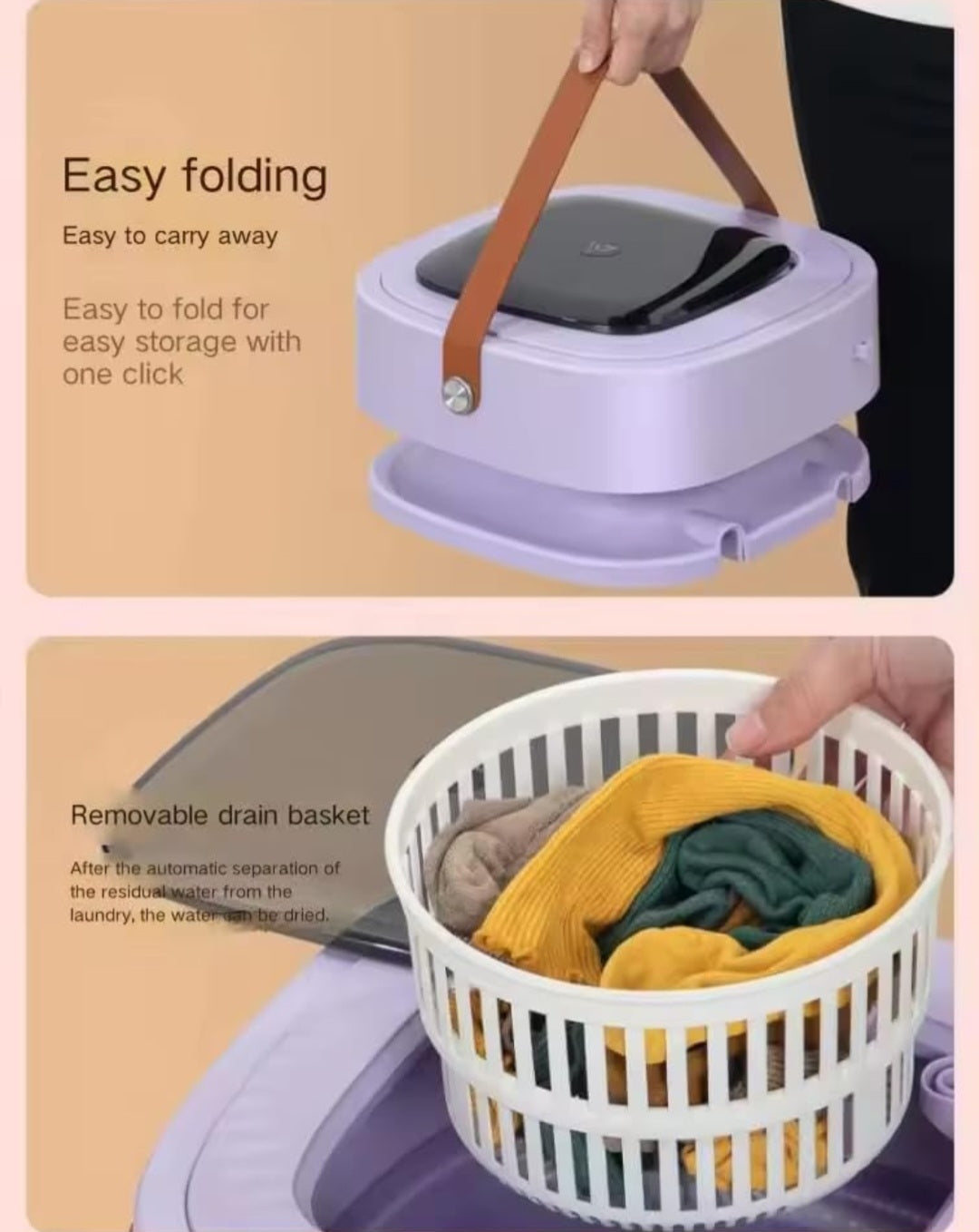 CONJEX Mini Washing Machine™ By GENZCART®